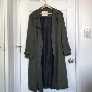 Double breasted trench coat